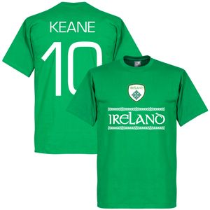 Ierland Keane 10 Team T-Shirt