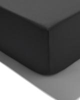 HEMA Hoeslaken 180x220cm zacht katoen donkergrijs (donkergrijs)