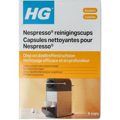 HG Reinigingscups Nespresso machine HG Reinigingscups Nespresso machine