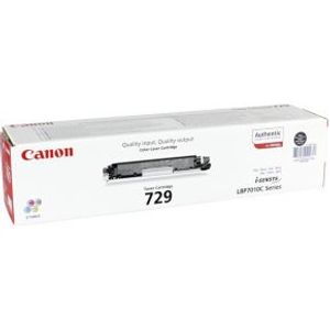 Canon 729 BK tonercartridge 1 stuk(s) Origineel Zwart