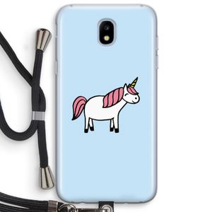 Eenhoorn: Samsung Galaxy J5 (2017) Transparant Hoesje met koord