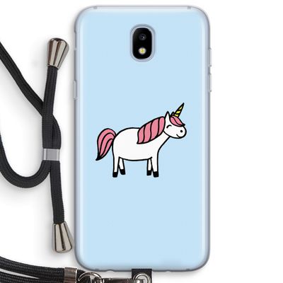 Eenhoorn: Samsung Galaxy J5 (2017) Transparant Hoesje met koord