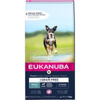 Eukanuba Adult met eend graanvrij hondenvoer 2 x 12 kg
