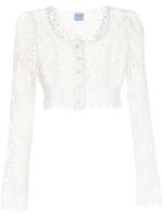 Macgraw blouse Noble en broderies anglaises - Blanc