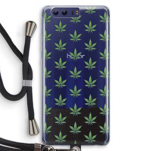 Weed: Honor 9 Transparant Hoesje met koord