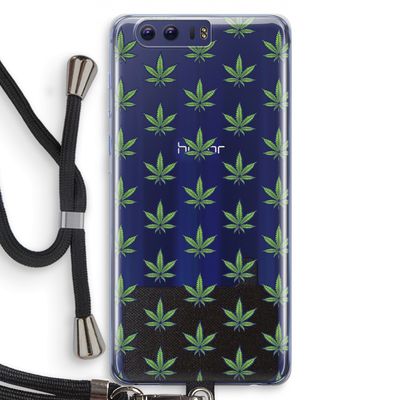 Weed: Honor 9 Transparant Hoesje met koord