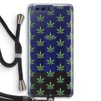 Weed: Honor 9 Transparant Hoesje met koord