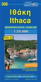 Wandelkaart 308 Ithaca hiking | Road Editions