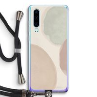 Geo #8: Huawei P30 Transparant Hoesje met koord