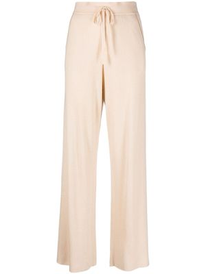 Max & Moi pantalon ample à design nervuré - Tons neutres