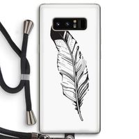 Pluim: Samsung Galaxy Note 8 Transparant Hoesje met koord Pluim: Samsung Galaxy Note 8 Transparant Hoesje met koord