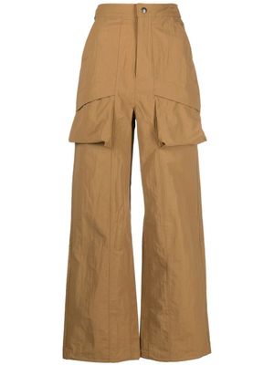 The North Face pantalon ample à détail de poche - Marron