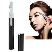 2 stuks draagbare elektrische wenkbrauw gezicht haartrimmer Micro Precision verwijdering Clipper scheerapparaat gezicht zorg scheren Trimmers (klassie