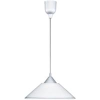 LED Hanglamp Aluminium Wit - E27 Fitting - Modern Design