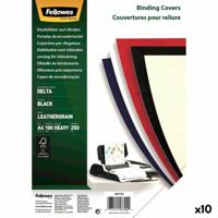 Dekbladen voor inbinden Fellowes Delta 100 Onderdelen Zwart A4 Karton (10 Stuks)