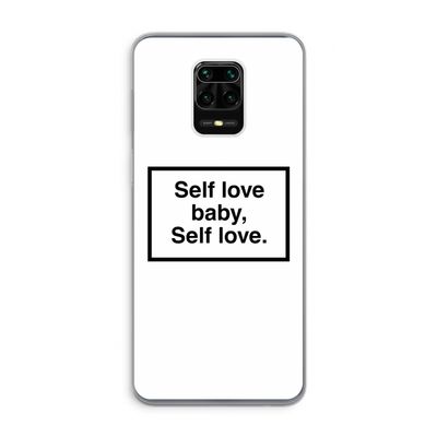 Self love: Xiaomi Redmi Note 9 Pro Transparant Hoesje