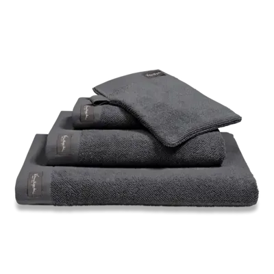 Vandyck Vandyck Home Uni Off Black Washandje 16x22