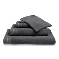 Vandyck Vandyck Home Uni Off Black Washandje 16x22