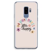 Happy days: Samsung Galaxy S9 Plus Transparant Hoesje