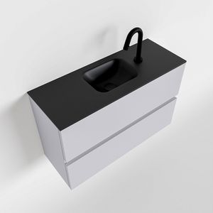 Toiletmeubel Mondiaz Ada | 80 cm | Meubelkleur Cale | Lex wastafel Urban Midden | 1 kraangat