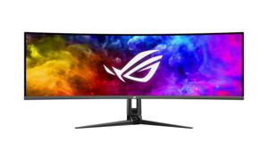 ASUS ROG Swift OLED PG49WCD gaming monitor 1x HDMI, 1x DisplayPort, 4x USB-A, 1x USB-C, 144 Hz