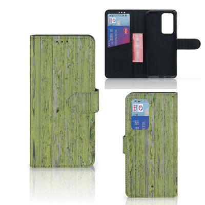 Huawei P40 Pro | Book Style Case | Green Wood