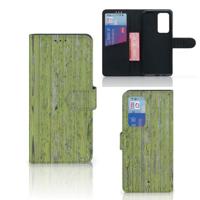 Huawei P40 Pro | Book Style Case | Green Wood