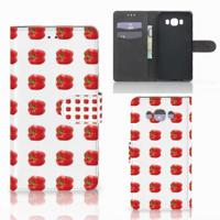 Samsung Galaxy J7 2016 | Book Cover | Paprika Red