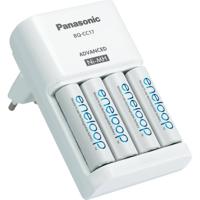 Panasonic BQ-CC17 lader + 4 Eneloop AA batterijen
