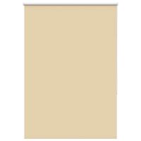 VidaXL Rolgordijn verduisterend 110x130 cm stofbreedte 105,7 cm beige