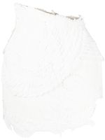 ZIMMERMANN jupe Tama à effet filigrane - Blanc