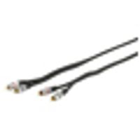 HQ SS3611/10 audio kabel 10 m 2 x RCA Zwart - thumbnail