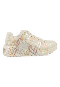 Skechers Uno Lite - Metallic Love 314067L/NTMT Wit-28 maat 28