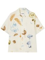 Jil Sander t-shirt à imprimé graphique - Jaune