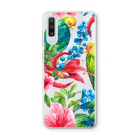 Papegaaien: Samsung Galaxy A70 Transparant Hoesje