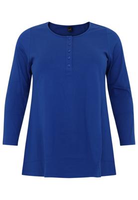 Yoek Tuniek flare knopen | Indigo | Maat 54/56