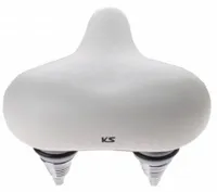 Fietszadel Knus Supreme Medium - Wit | Glad