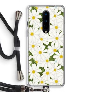 Summer Daisies: OnePlus 8 Transparant Hoesje met koord