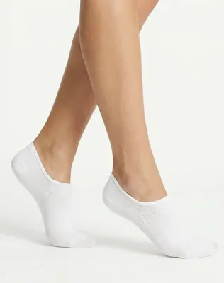 Marcmarcs 2-paarUnisex Invisible Footie Cotton ABS