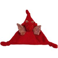 Happy Horse Knuffeldoekje Draak Tine - rood - 24 cm - tutteldoekje - kraamcadeau