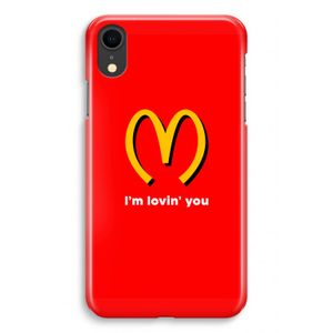 I'm lovin' you: iPhone XR Volledig Geprint Hoesje