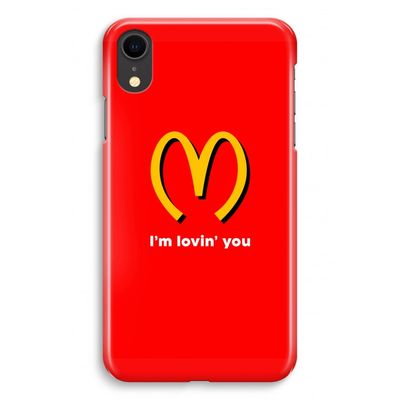 I'm lovin' you: iPhone XR Volledig Geprint Hoesje