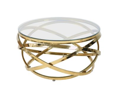 Artistiq Living Salontafel 'Mischa' 80cm, kleur goud