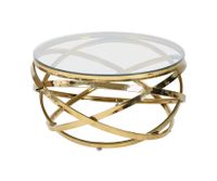 Artistiq Living Salontafel Mischa 80cm - goud - Rond