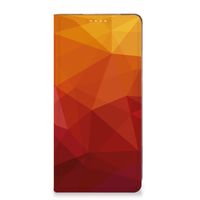 Stand Case voor OPPO Reno10 | 10 Pro Polygon Red - thumbnail