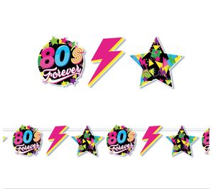 80&apos;s Forever Emblemen Party Slinger (3m)