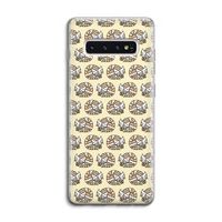 Slapende poes: Samsung Galaxy S10 4G Transparant Hoesje