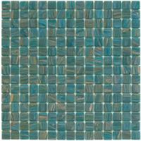 Mozaiek Amsterdam Goud Turquoise 2,0x2,0