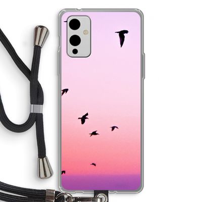Fly away: OnePlus 9 Transparant Hoesje met koord