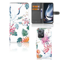 OnePlus Nord CE 2 Lite Telefoonhoesje met Pasjes Bird Flowers - thumbnail